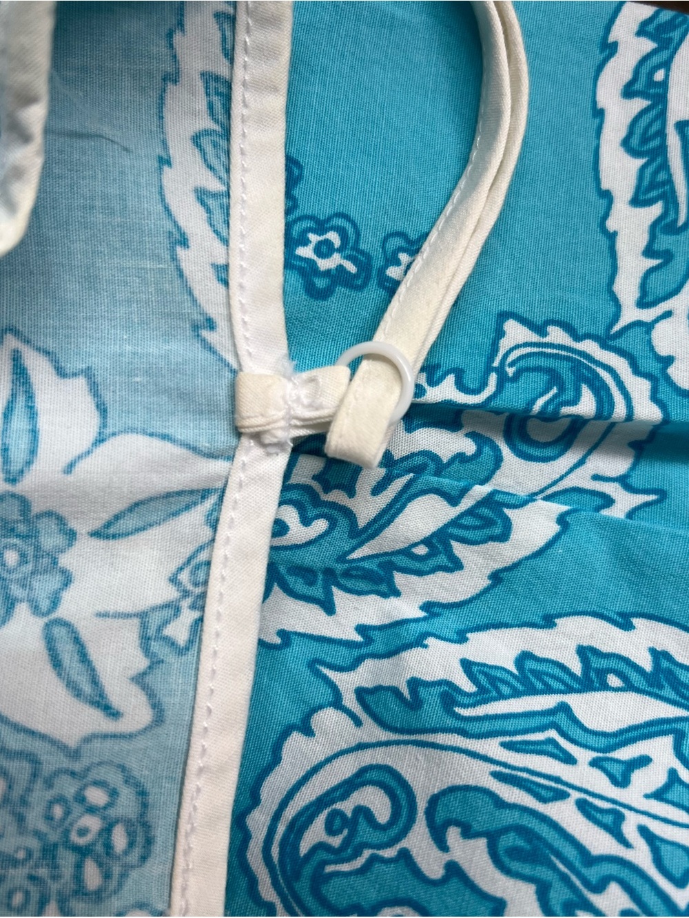 Smart Set Turquoise Paisley Slip Dress – Size 5 - Picture 4 of 6